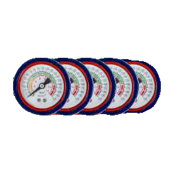 Long Twin Type Air Chuck with Pressure Gauge (Flexible)
